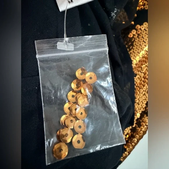 See By Chloe Gold and Black Mini Dress - Picture 9 of 9